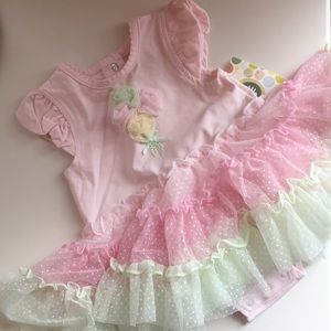 Pink ruffle tutu